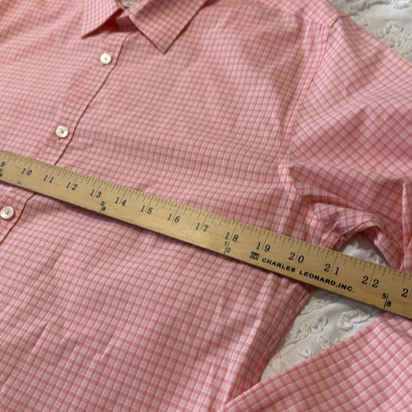 Calvin Klein Non Iron Slim Fit Men’s Button Down Dress Shirt Size Medium - Picture 6 of 8